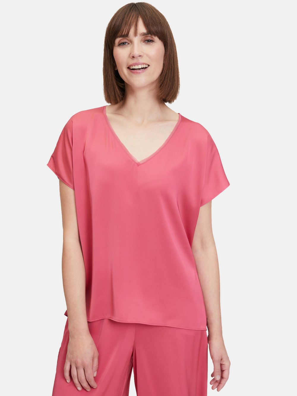 Vera Mont Satin-Bluse Damen rosa, 36