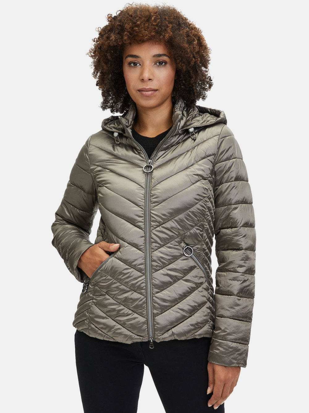 Betty Barclay Steppjacke Damen Polyamid grau, 46