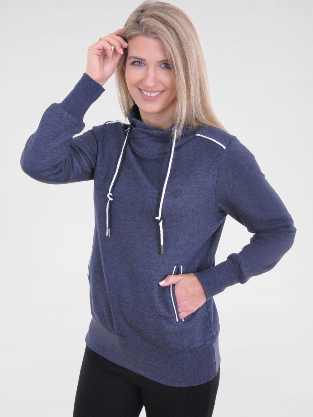 Navigazione Sweatshirt Damen Baumwolle blau, 50