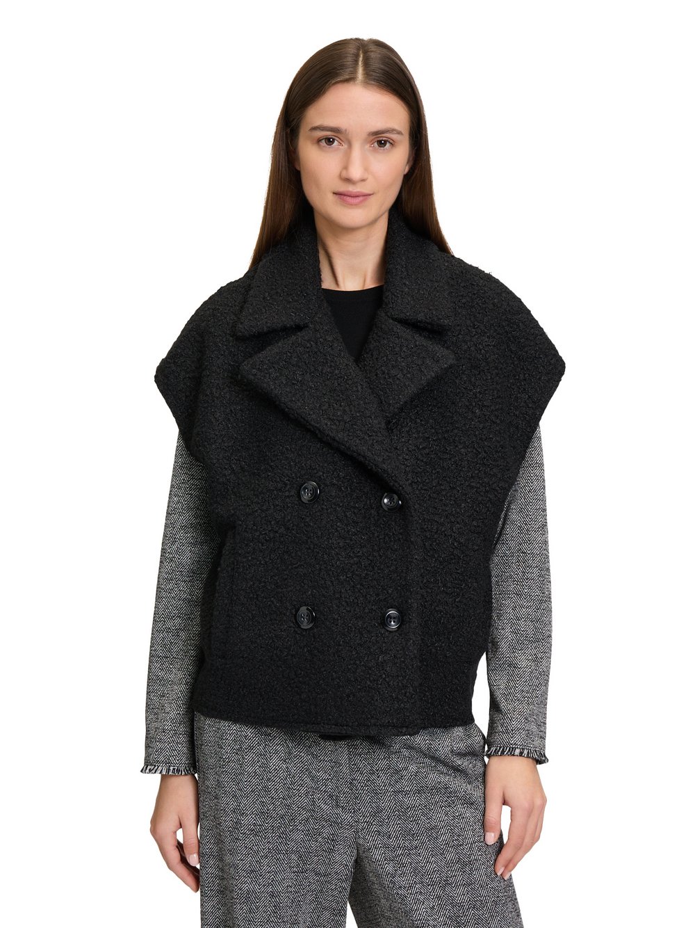 Betty & Co Weste Damen schwarz, ONE SIZE