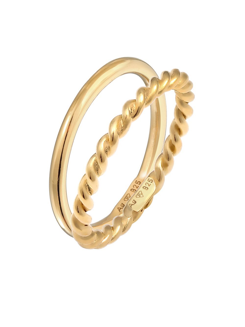 Elli Ring Damen Sterlingsilber gold, 58