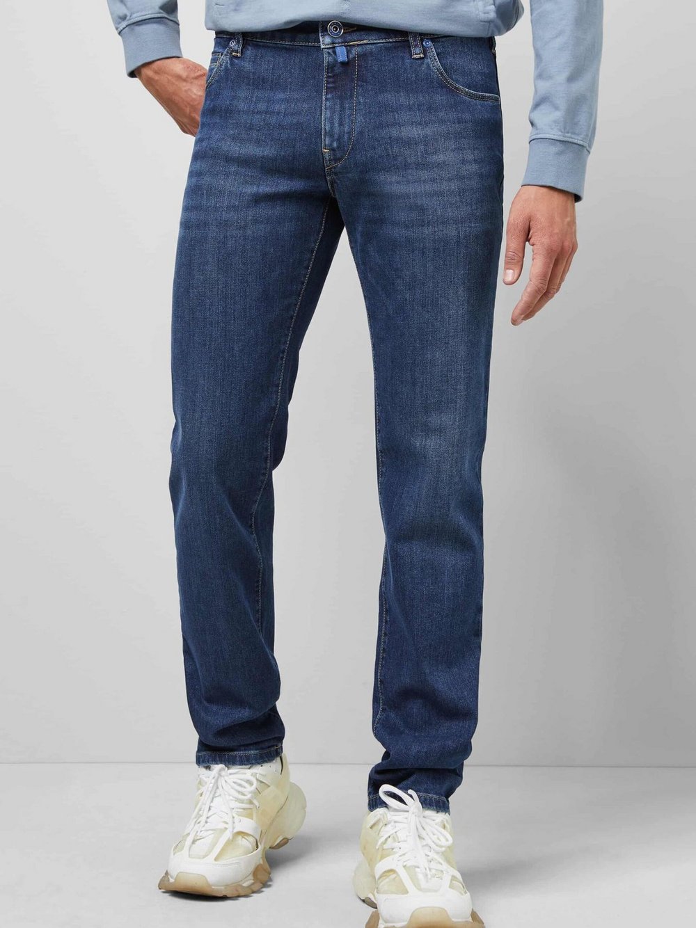 MEYER Jeans Herren Baumwolle blau, 34-36