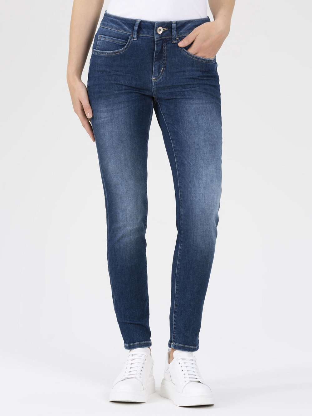 Stehmann Jeans Damen Baumwolle blau, 34