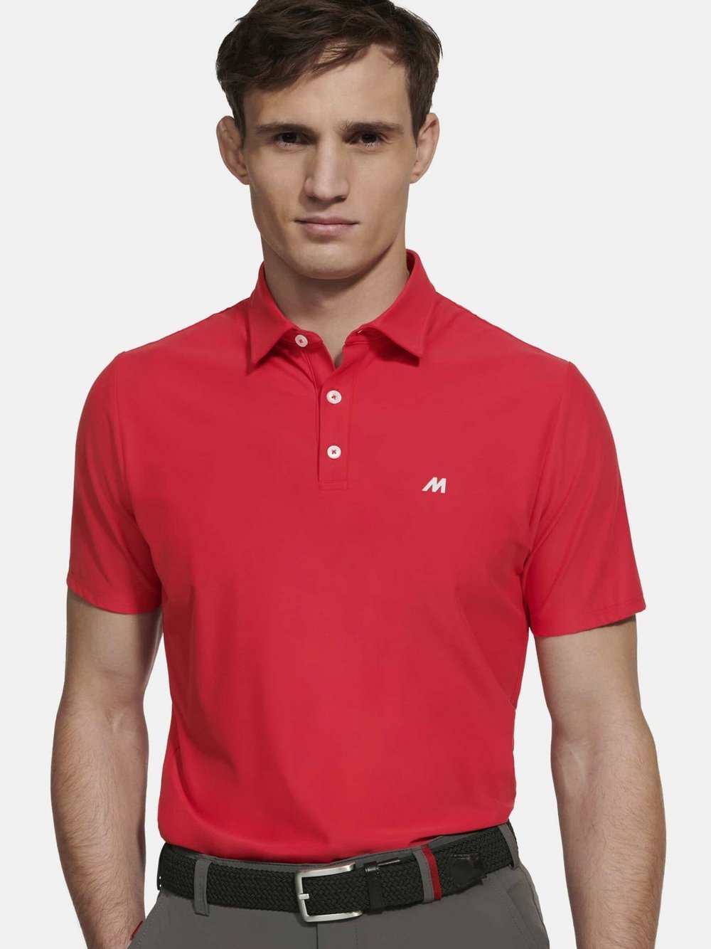 MEYER Poloshirt Herren Polyamid rot, XL