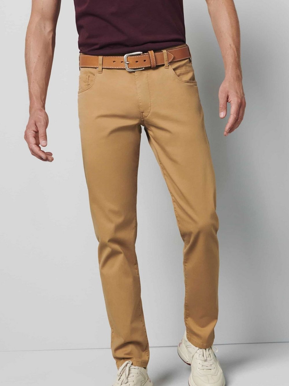 MEYER Hose Herren Baumwolle braun, 36-32