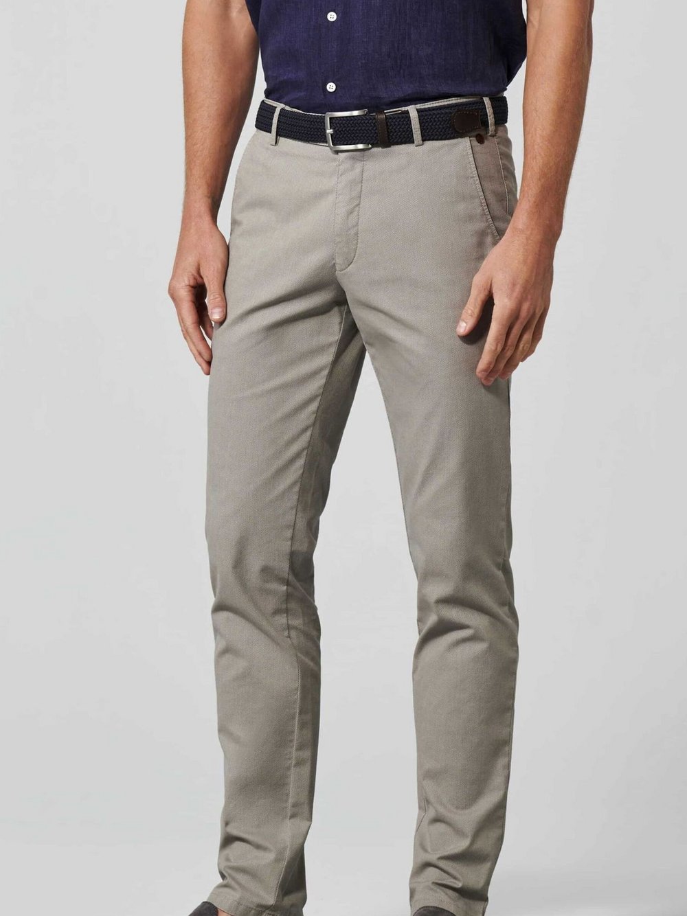 MEYER Chino Herren Baumwolle beige, 58