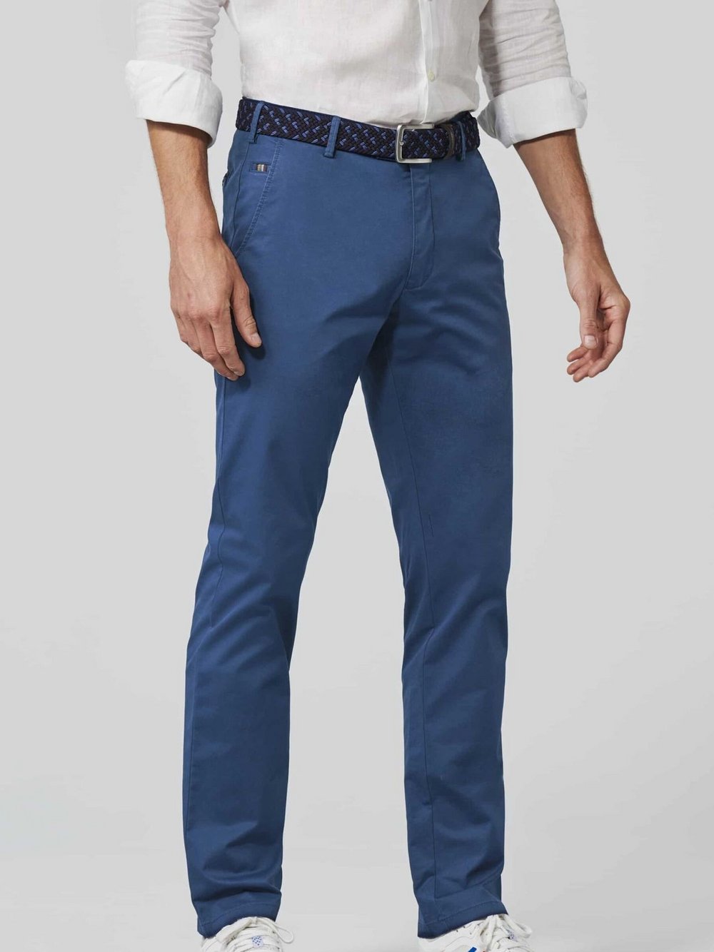 MEYER Hose Herren Baumwolle blau, 32-30