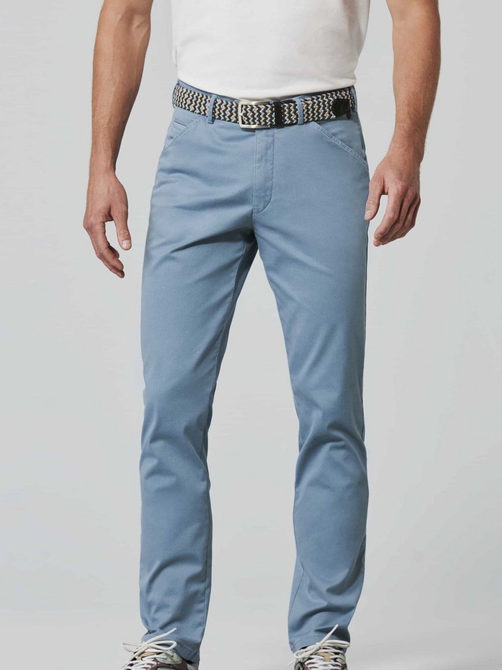 MEYER Hose Herren Baumwolle blau, 42-30