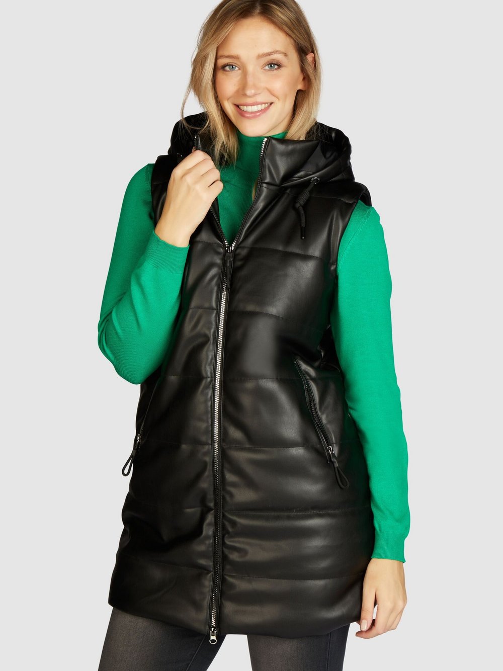 Navigazione Weste Damen schwarz, 48