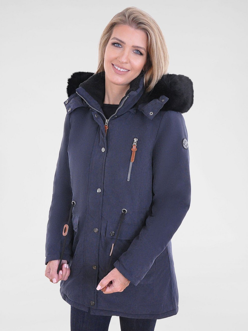 Navigazione Parka Damen blau, 42