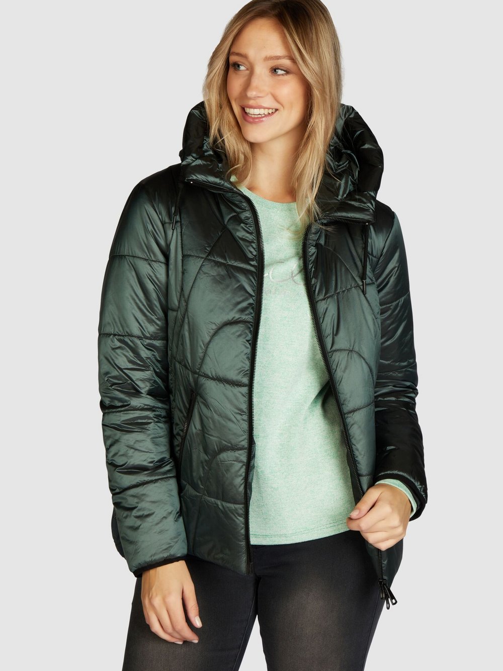 Navigazione Steppjacke Damen grün, 42