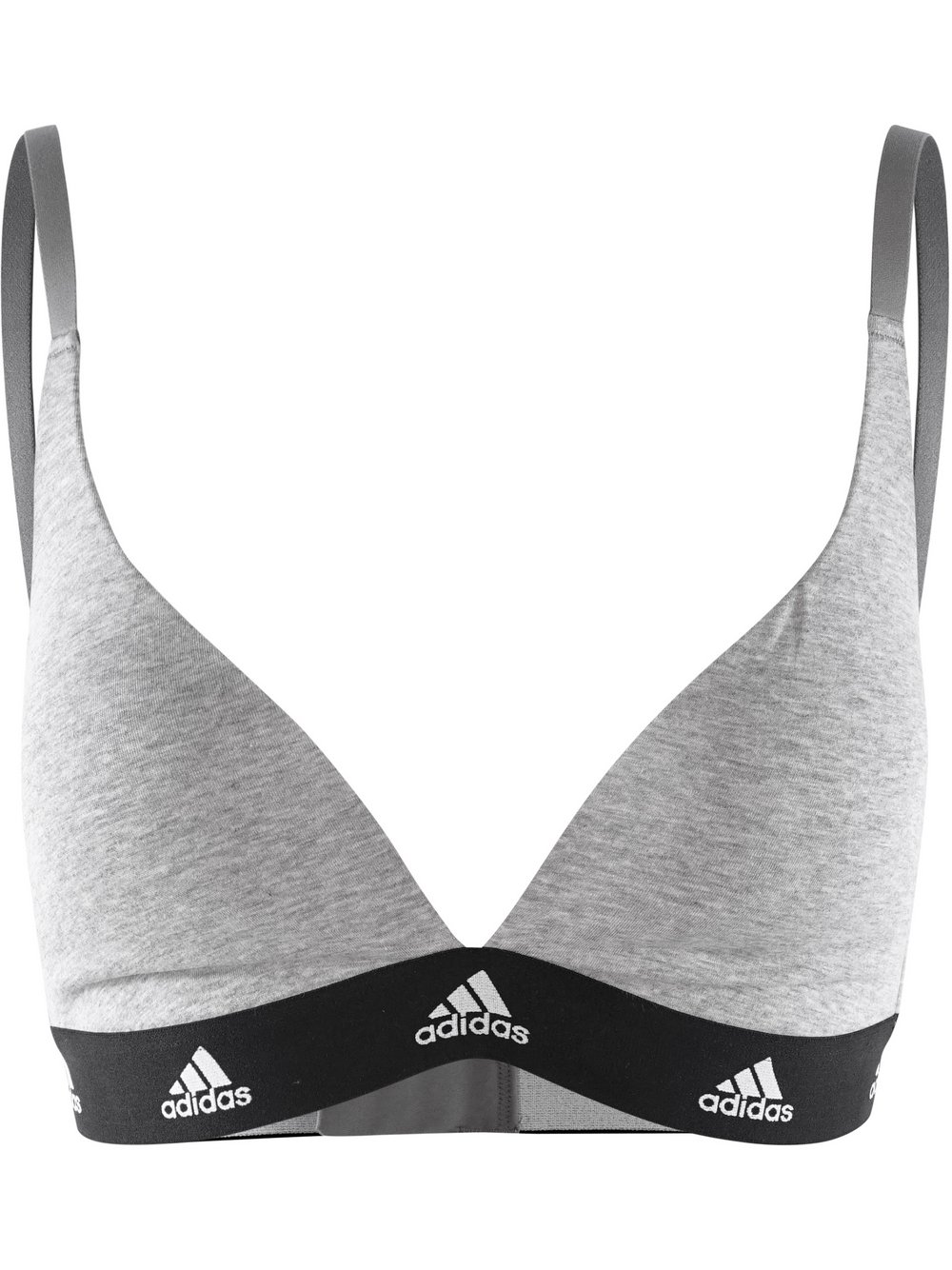 Thumbnail - adidas Sportswear Bügelloser BH Damen Jersey grau, 80D