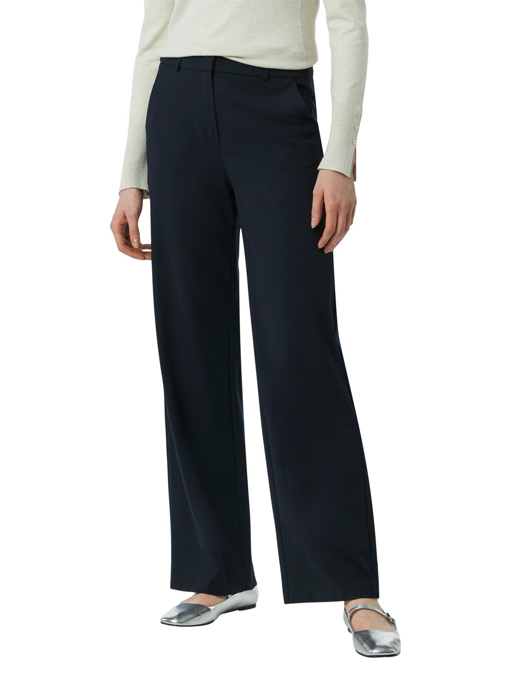 comma Stoffhose Damen schwarz, 42
