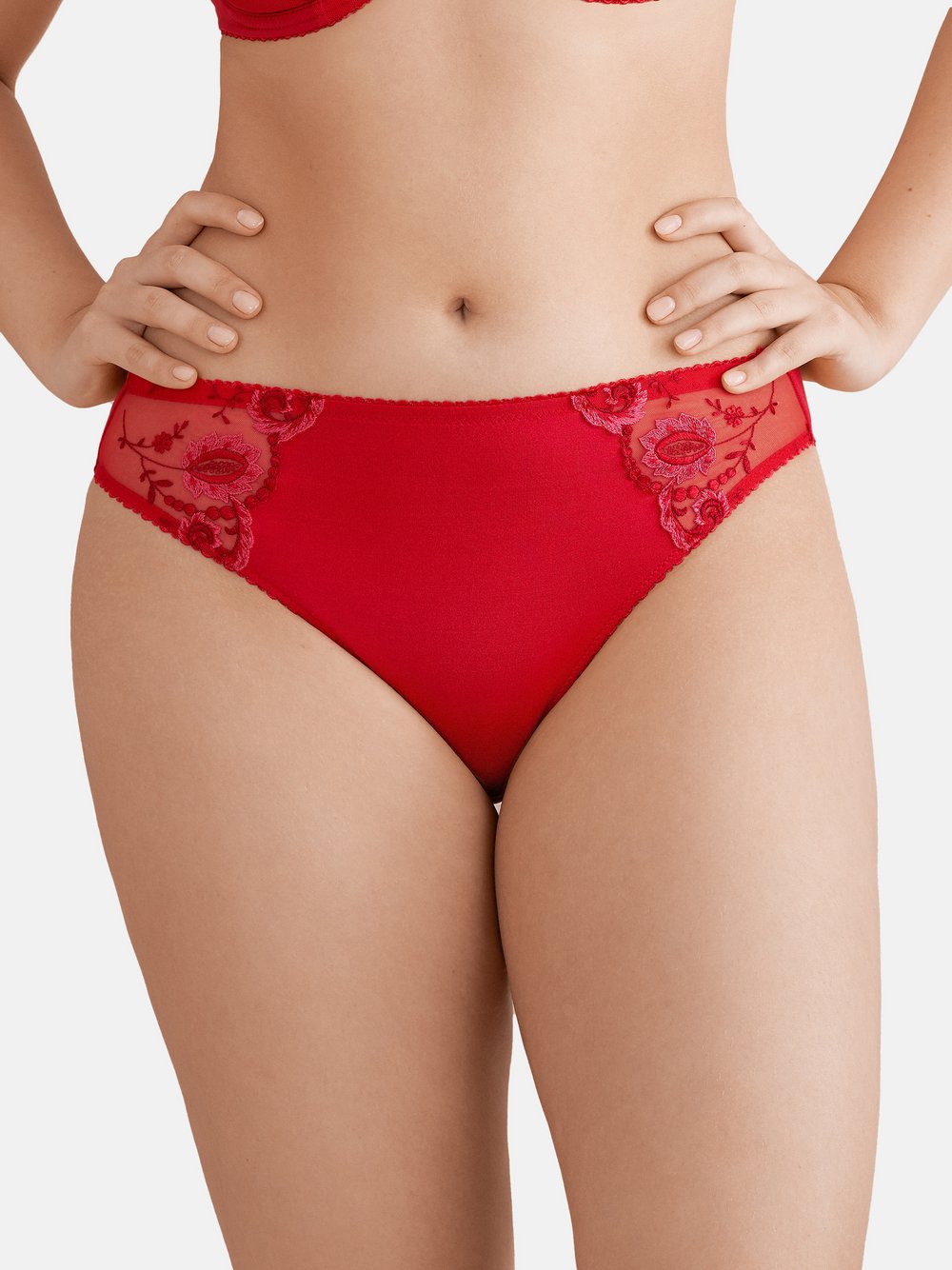 Conturelle Mini-Slip Damen rot, 44