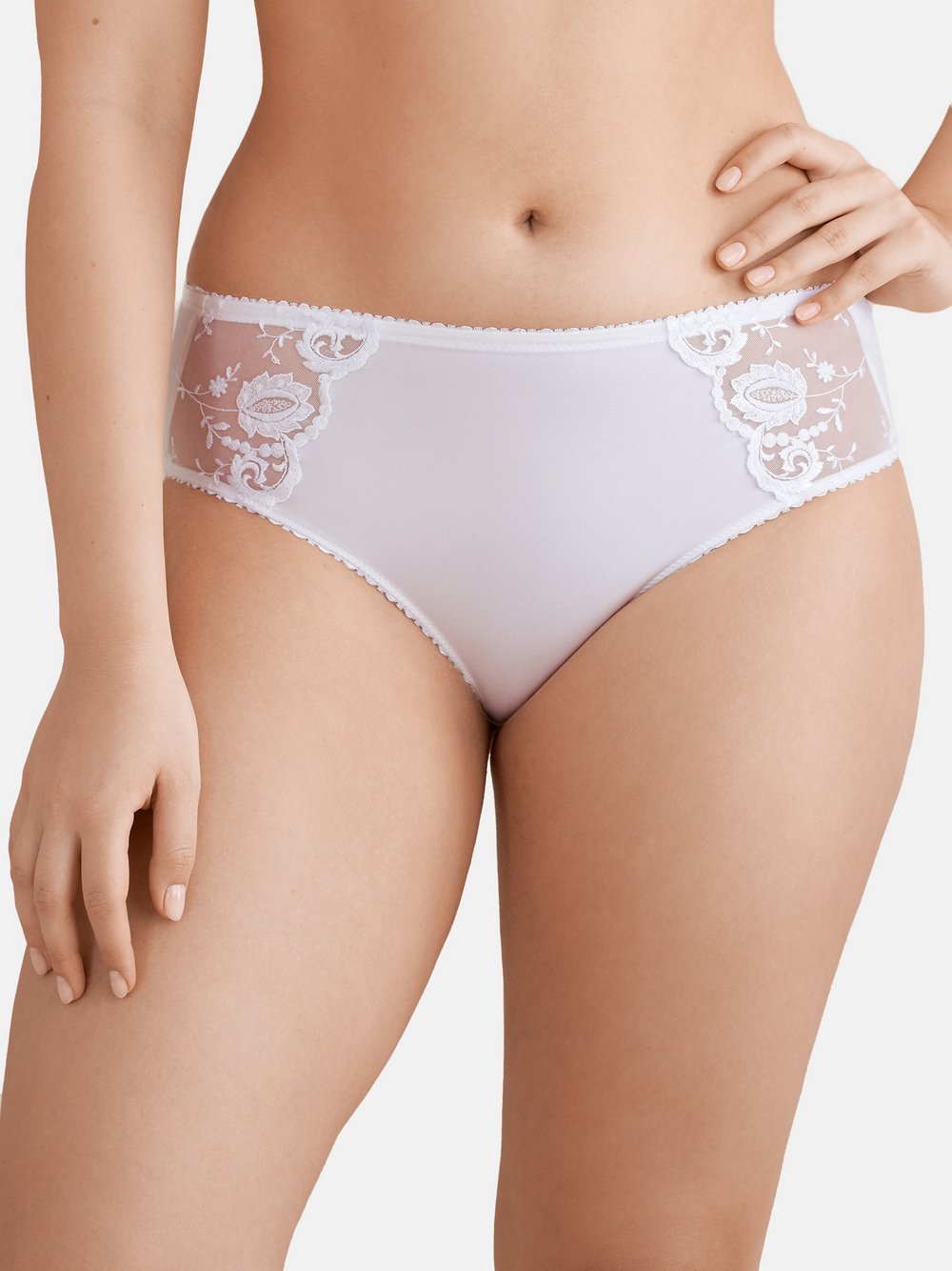 Conturelle Taillen Slip Damen weiß, 38