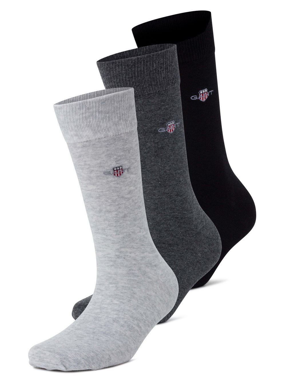 Gant Socken im 3er-Pack Herren Baumwolle mehrfarbig, 40-42