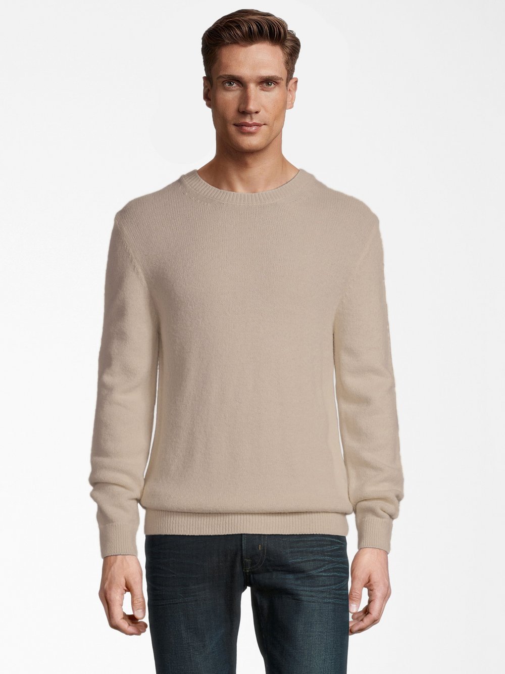 Steffen Klein Pullover Herren beige, L