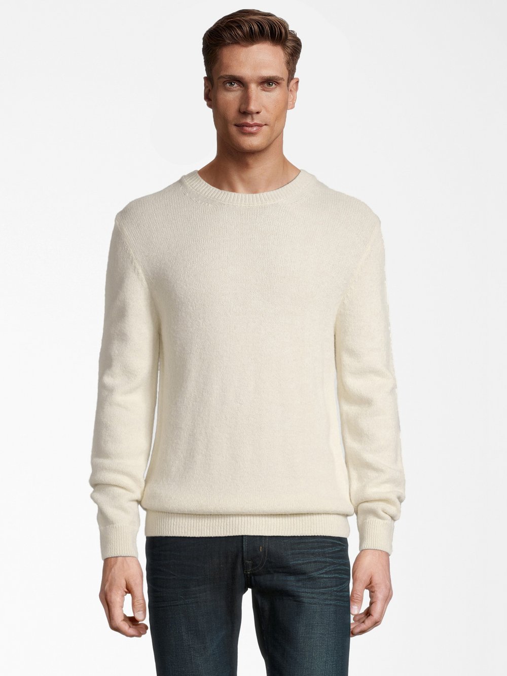 Steffen Klein Pullover Herren beige, XL