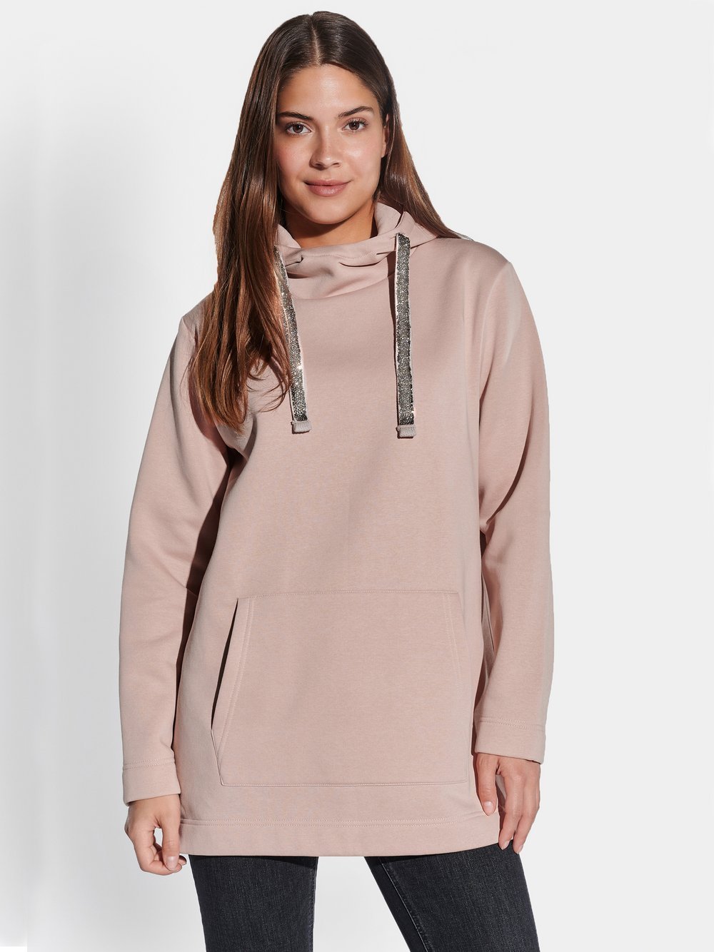 Vestino Hoodie Damen Baumwolle rosa, S