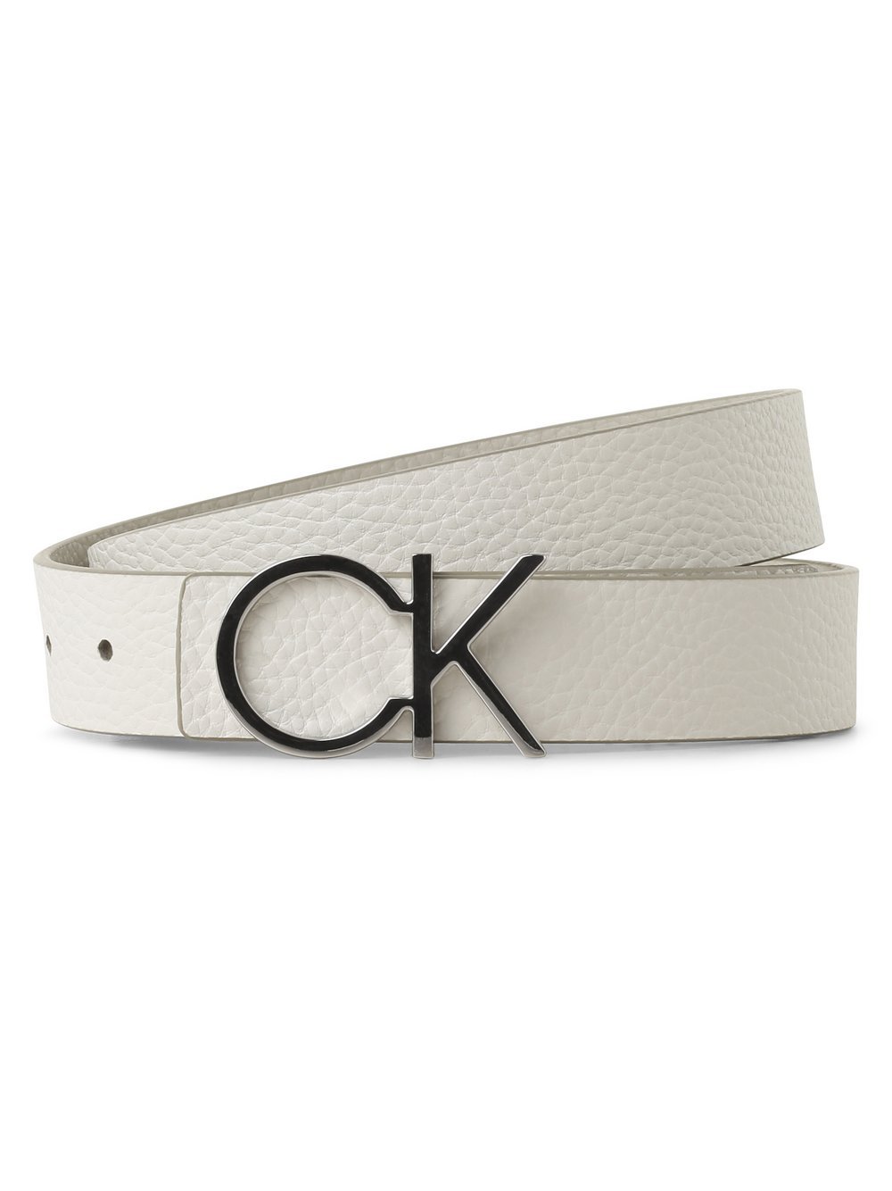 Calvin Klein Ledergürtel Damen weiß, 90