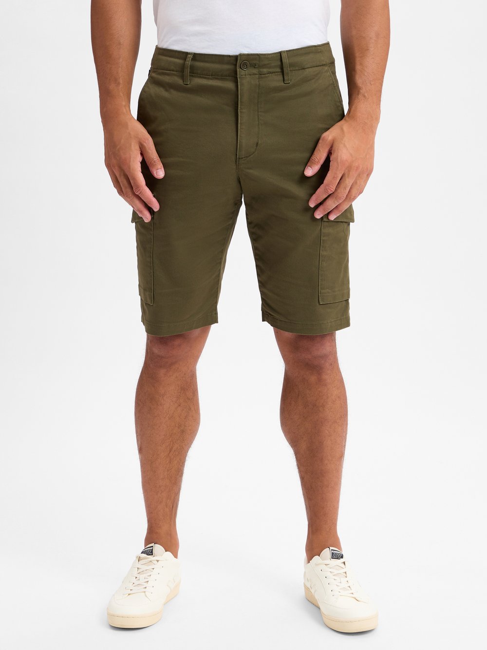 Tommy Hilfiger Shorts Herren Baumwolle grün, 34