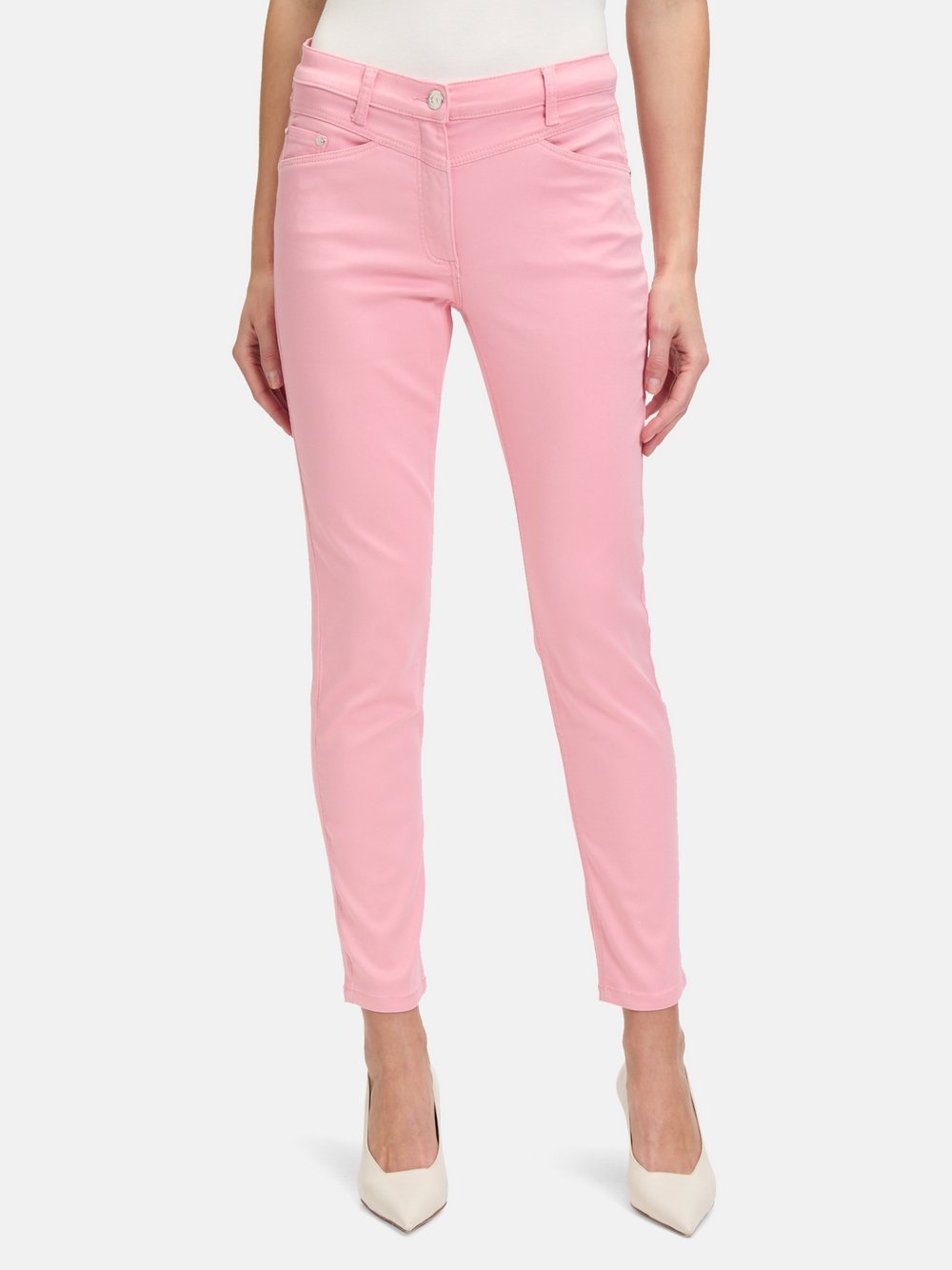 Betty Barclay Casual-Hose Damen Baumwolle rosa, 46