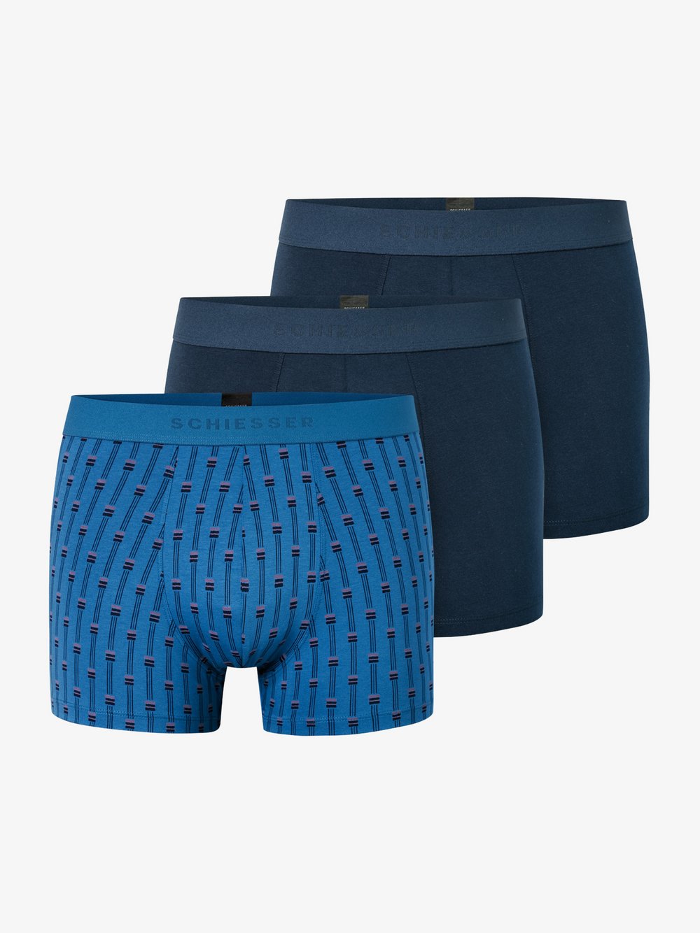 Thumbnail - Schiesser Trunk Herren Jersey mehrfarbig bedruckt, 6