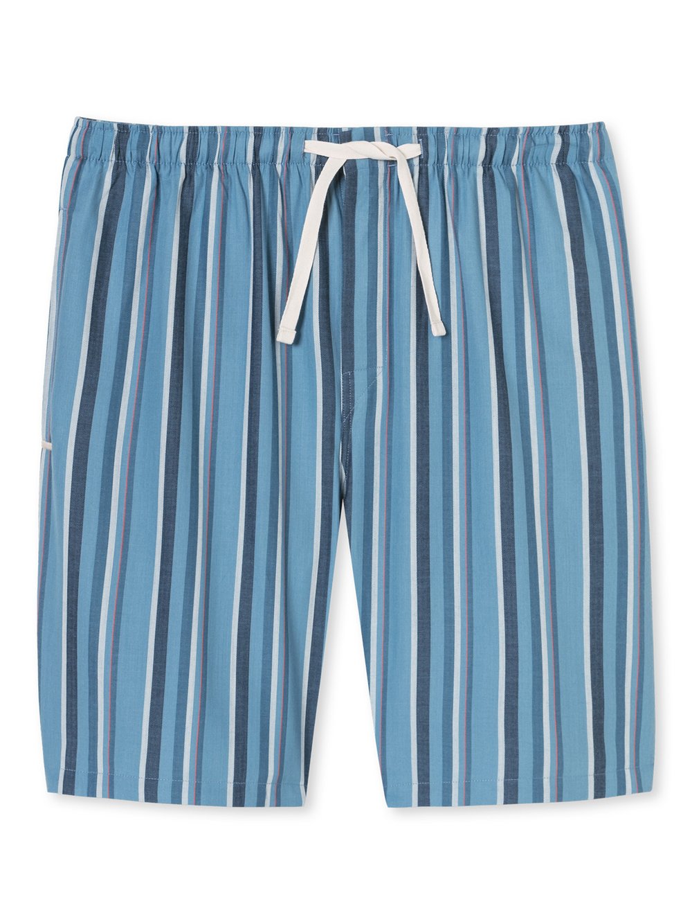 Schiesser Pyjamashorts  Herren Jersey blau gestreift, 52