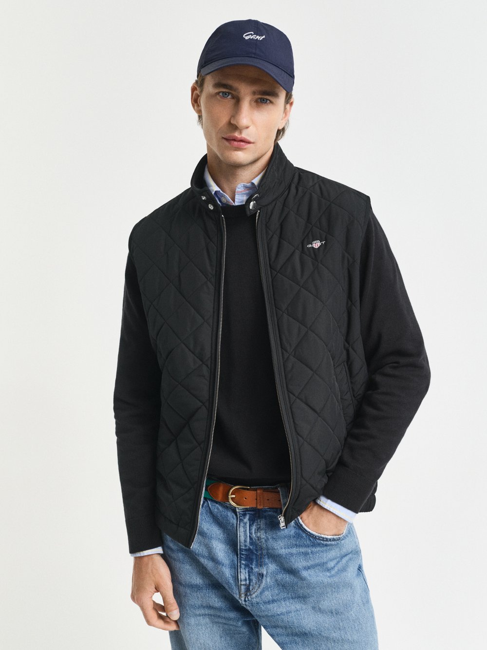 Gant Steppweste Herren schwarz, L