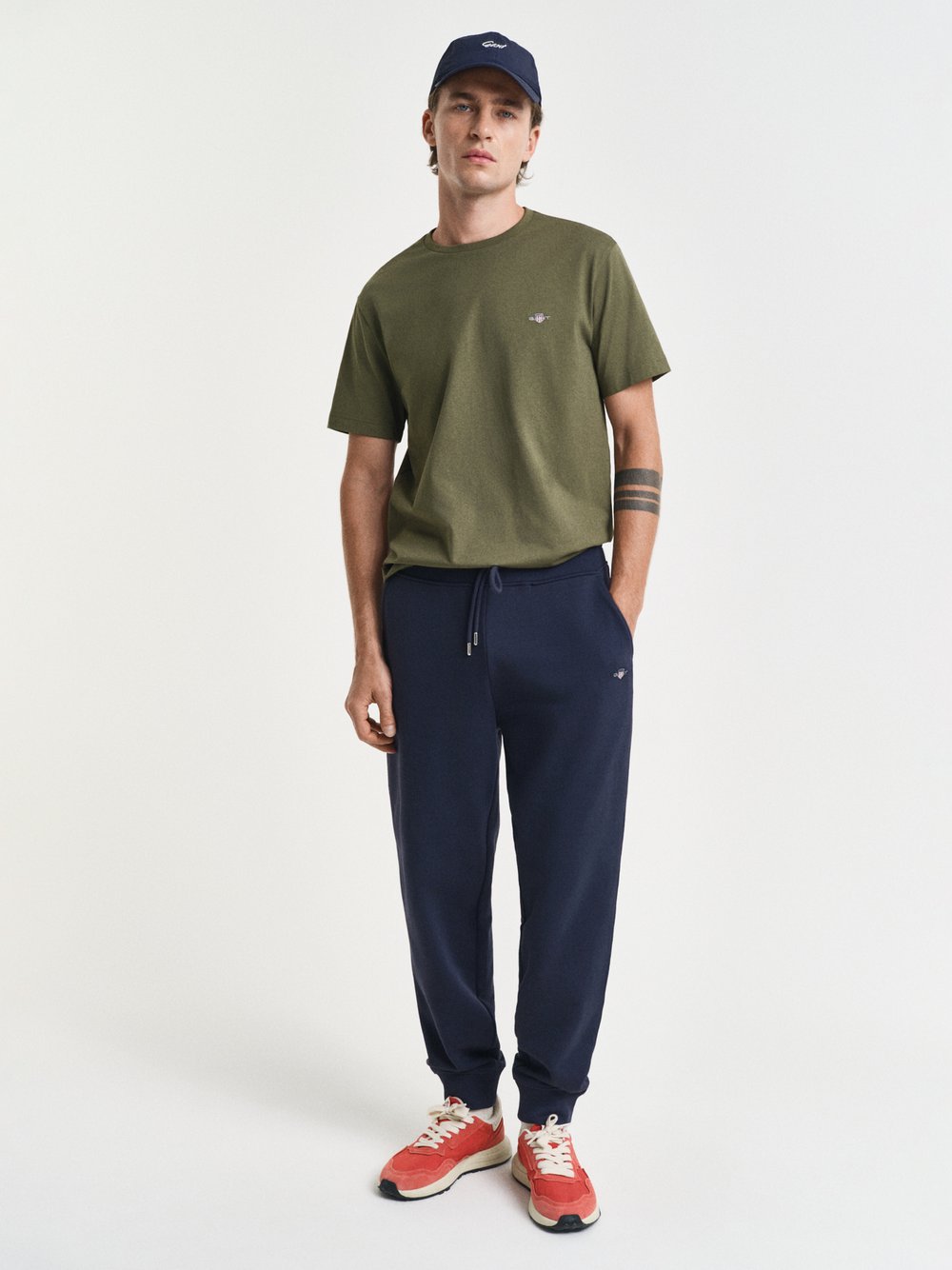 Gant Sweathose Herren Baumwolle blau, XXL