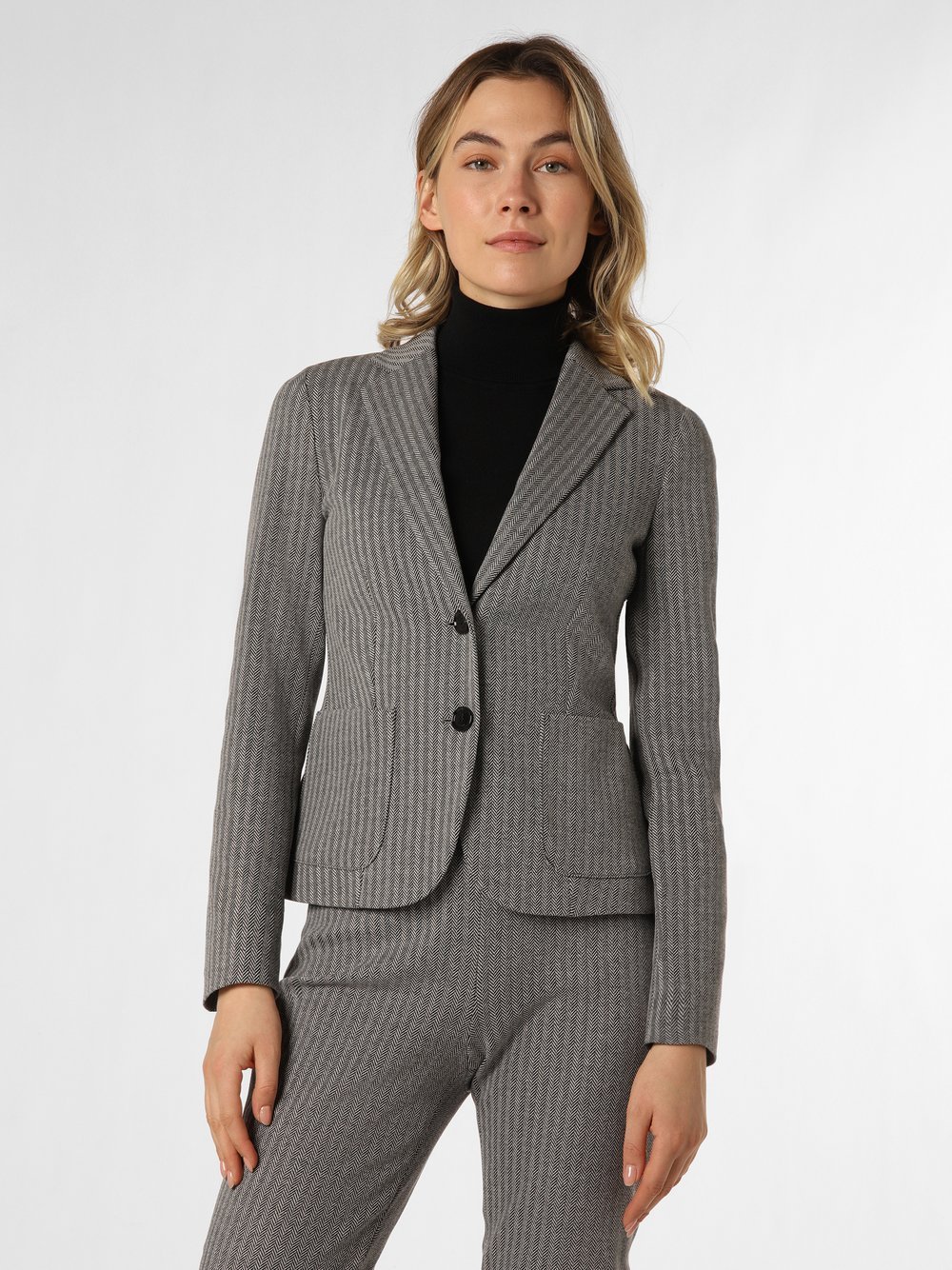 BOSS Blazer Damen mehrfarbig gemustert, 38