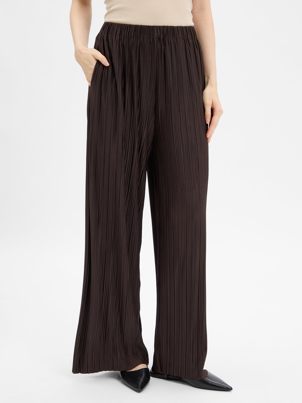 Samsøe Samsøe Weite Hose Damen braun, XS