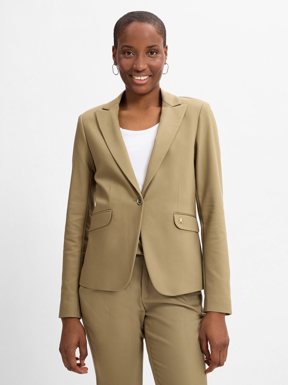 MOS MOSH Blazer Damen Baumwolle grün, 34