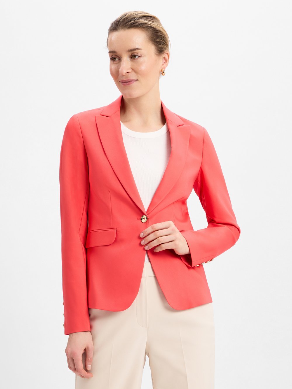 MOS MOSH Blazer Damen Baumwolle rot, 44