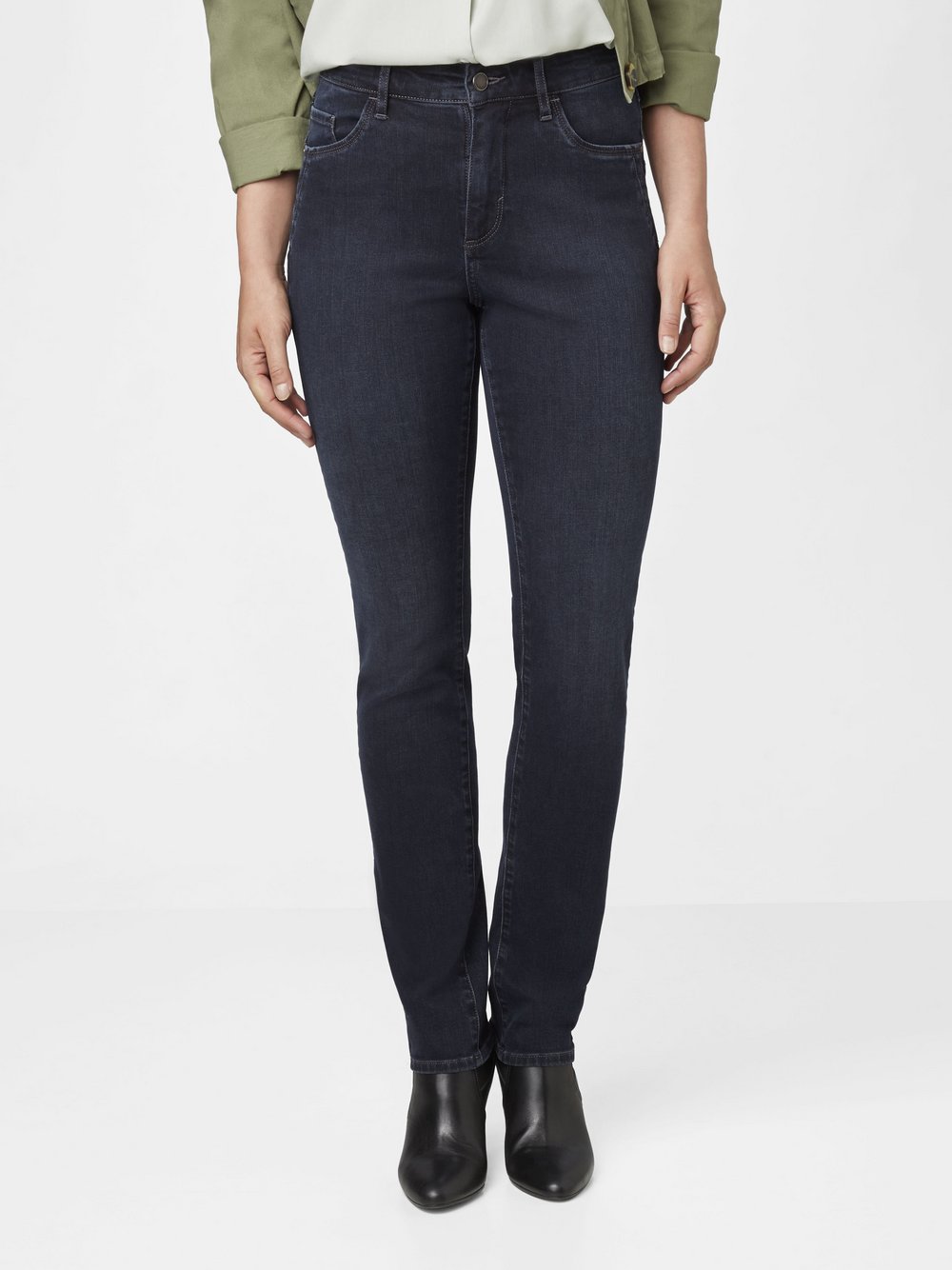 Thumbnail - Paddock`s 5-Pocket Jeans Damen Baumwolle blau, 36-28