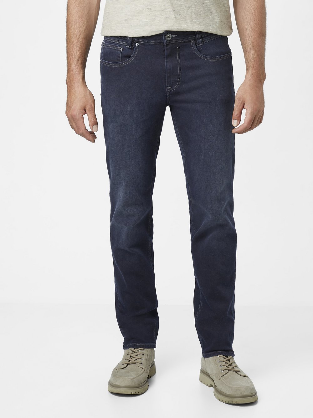 Paddock`s 5-Pocket Jeans Herren Baumwolle blau, 40-30