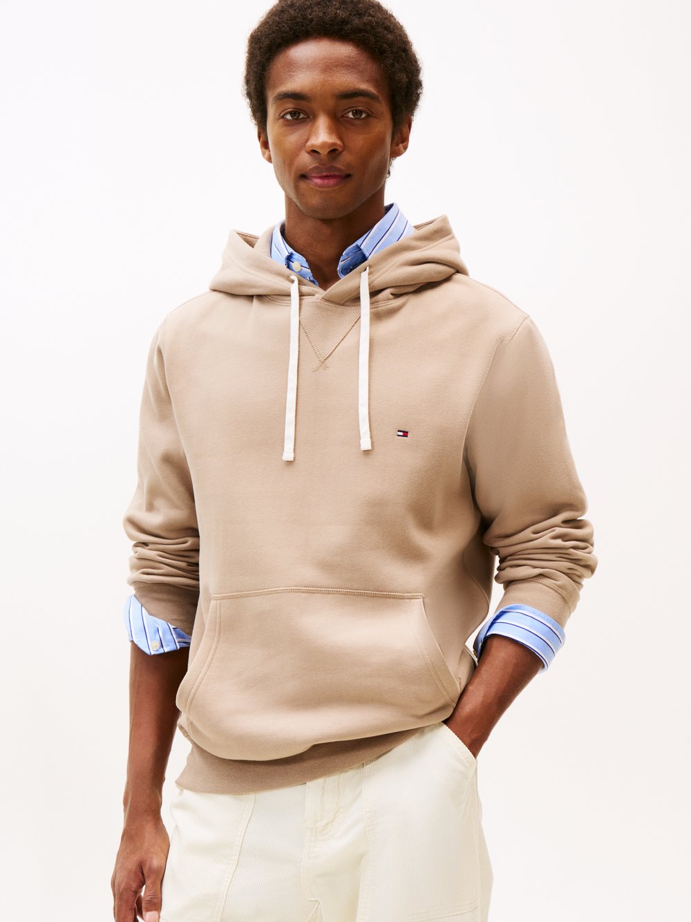 Tommy Hilfiger Kapuzenpullover Herren Sweat braun, XXL