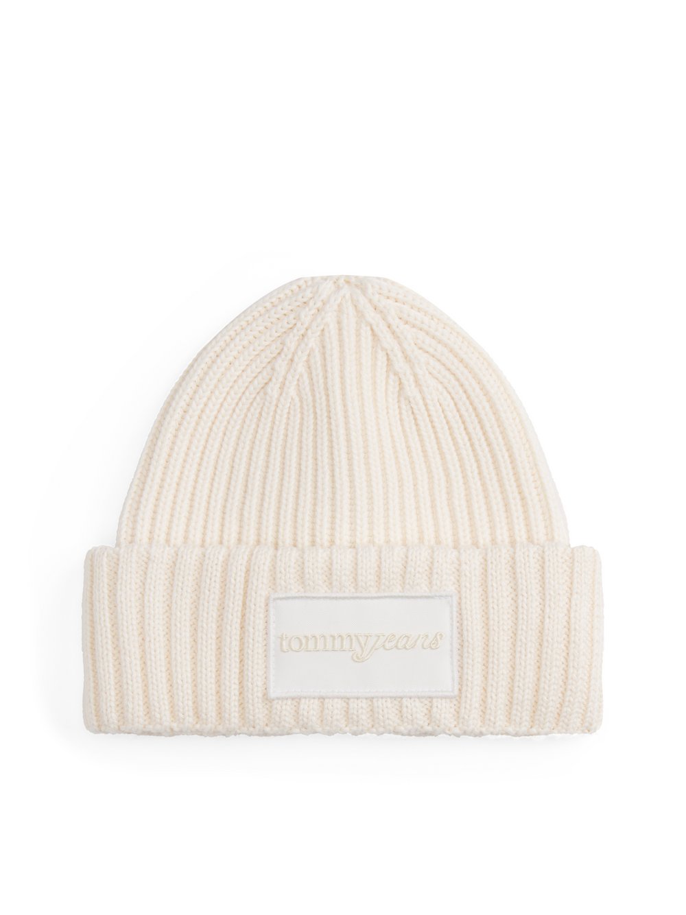 Tommy Jeans Mütze Damen Baumwolle weiß, ONE SIZE