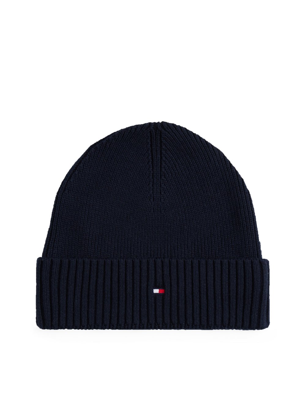 Tommy Hilfiger Strickmütze mit Cashmere-Anteil Herren Baumwolle blau, ONE SIZE