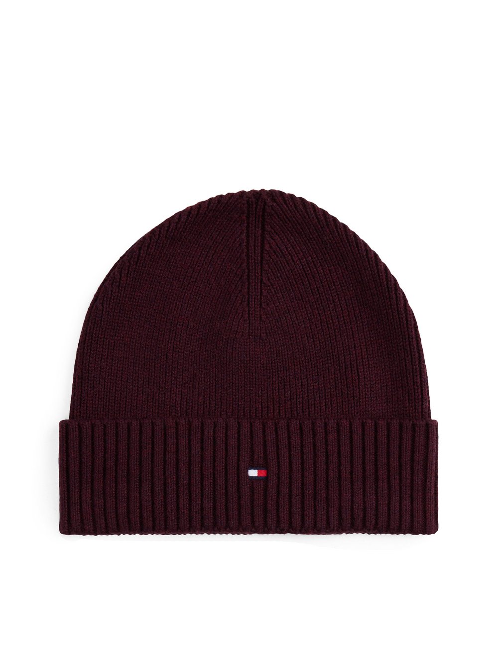 Tommy Hilfiger Strickmütze mit Cashmere-Anteil Herren Baumwolle rot, ONE SIZE