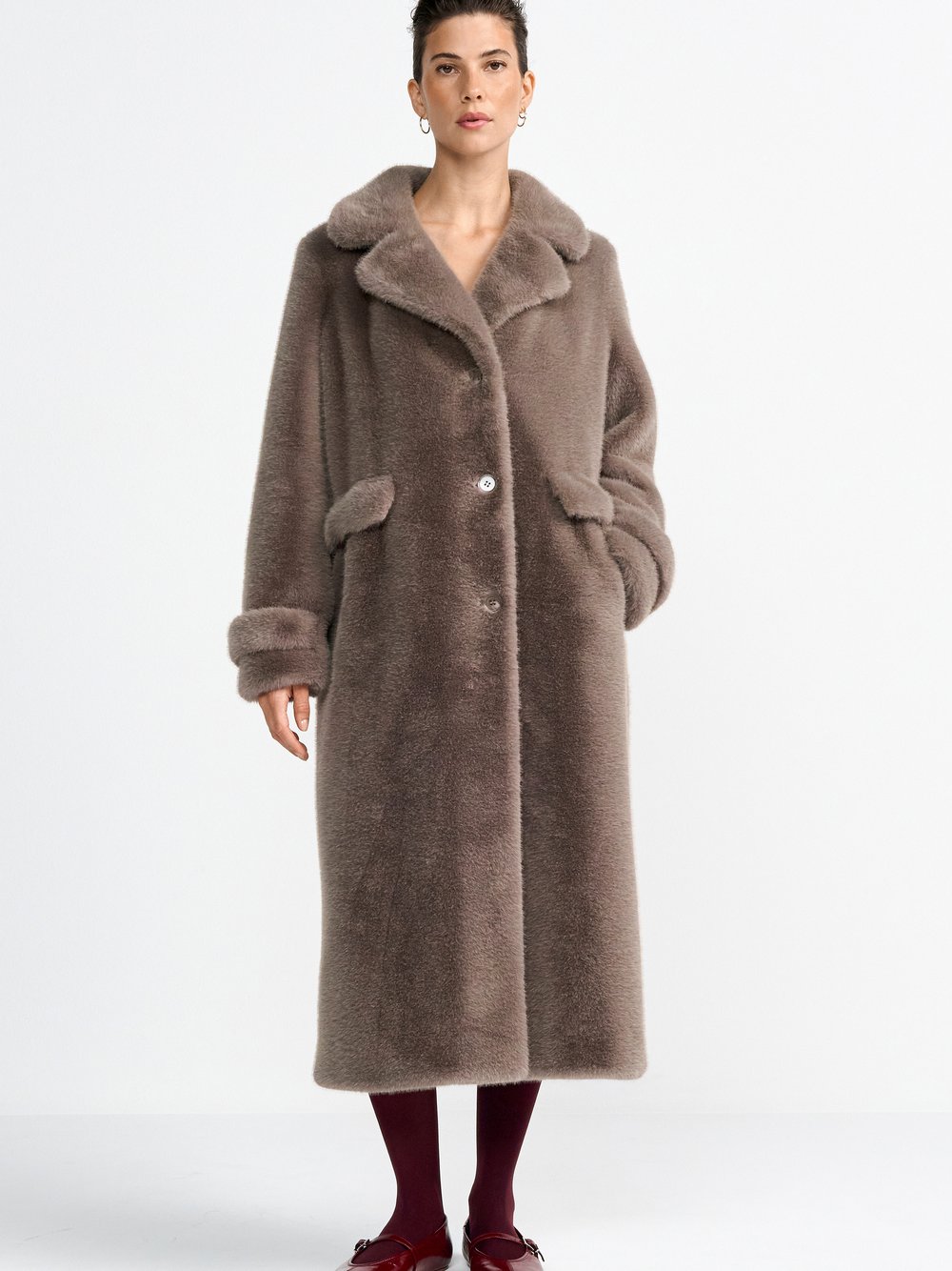 Thumbnail - Rich & Royal Wintermantel Damen braun, 40