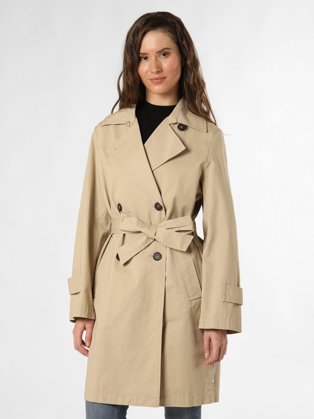 Marc O'Polo Trenchcoat Damen Baumwolle beige, 44