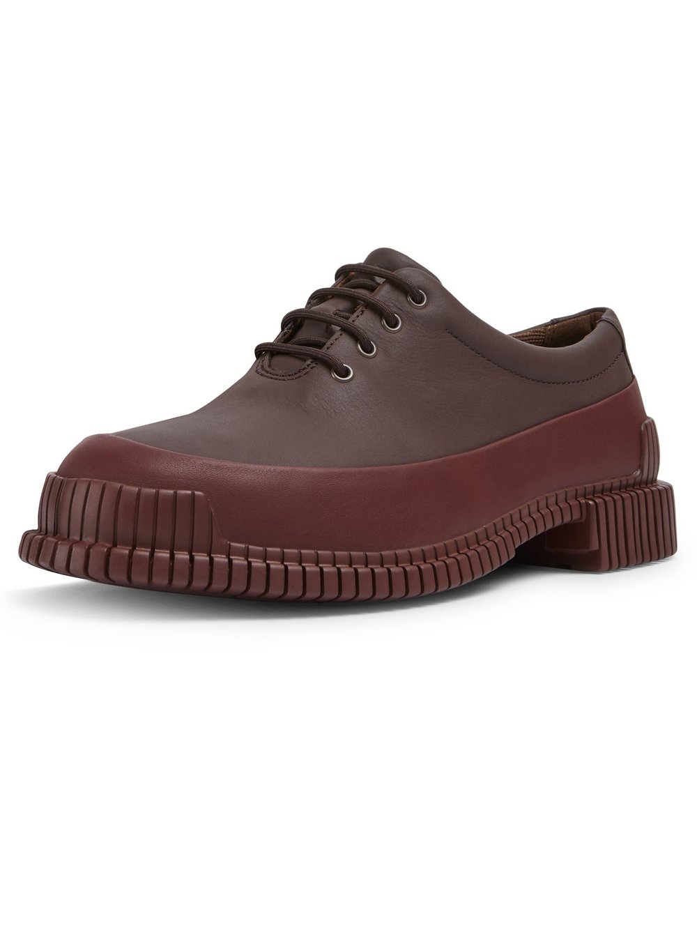 Camper Schnürschuhe Damen Leder rot, 42
