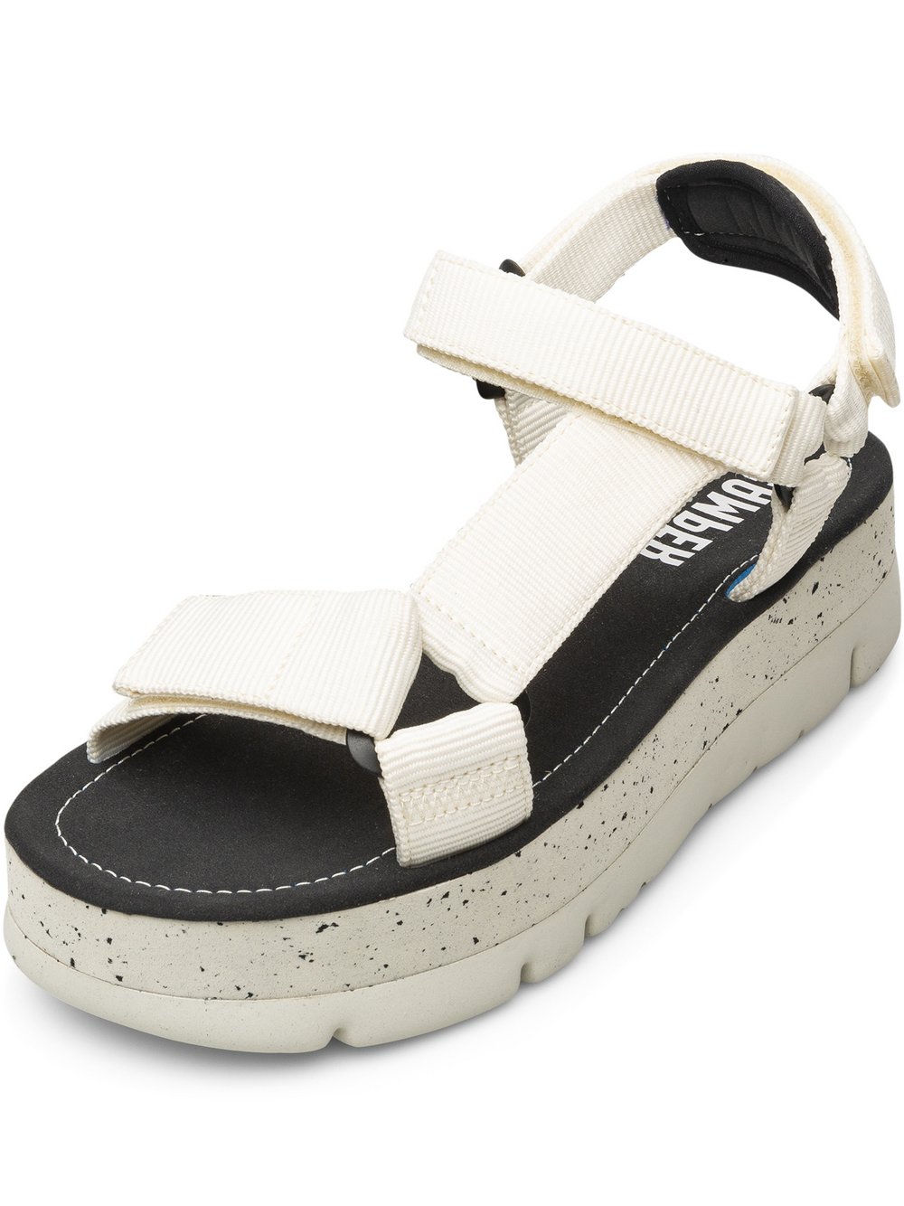 Camper Riemchensandalen Damen Textil weiß, 41