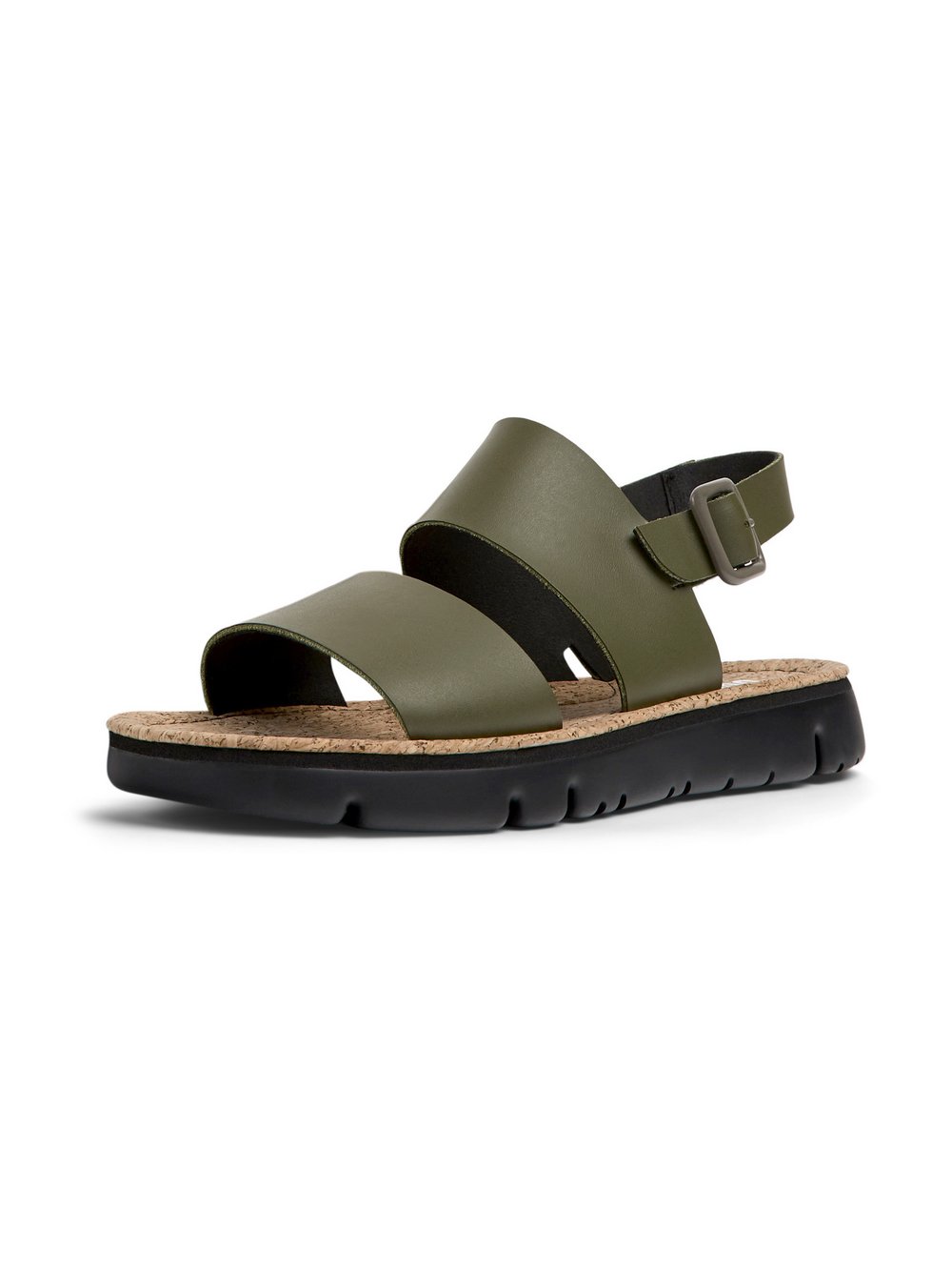 Camper Riemchensandalen Damen Leder grün, 35
