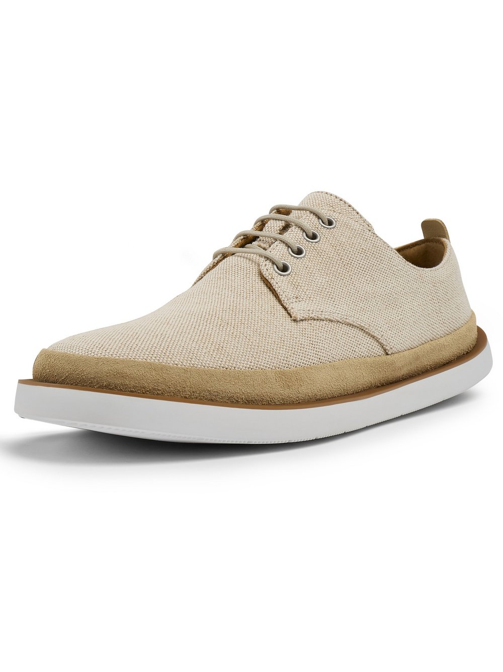 Camper Schnürschuhe Herren Baumwolle beige, 40