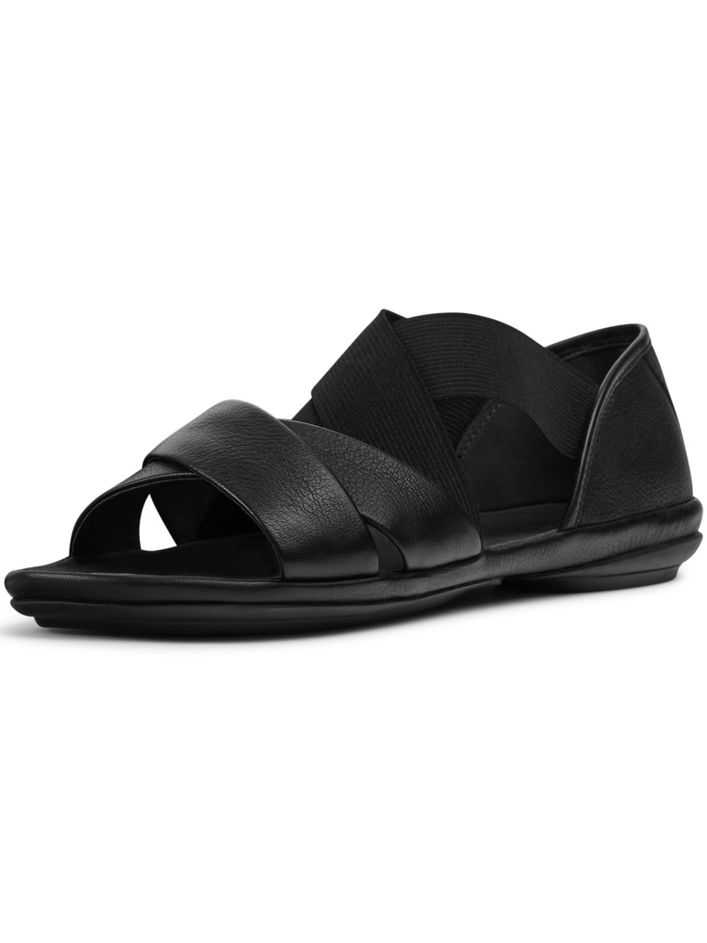 Camper Sandalen Damen Leder schwarz, 38