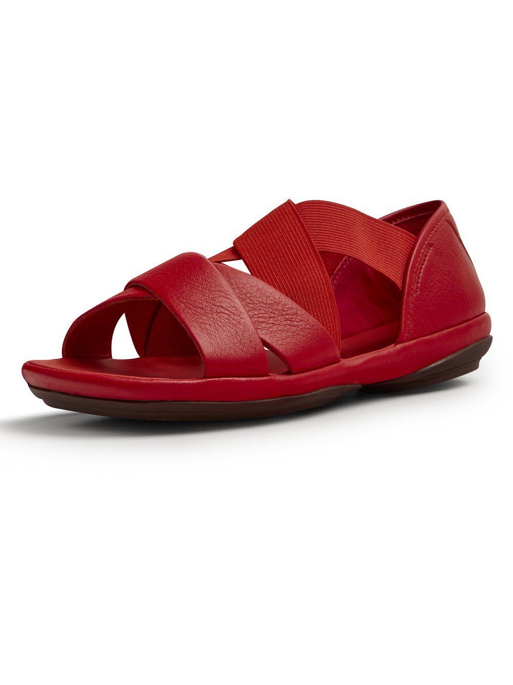 Camper Sandalen Damen Leder rot, 36