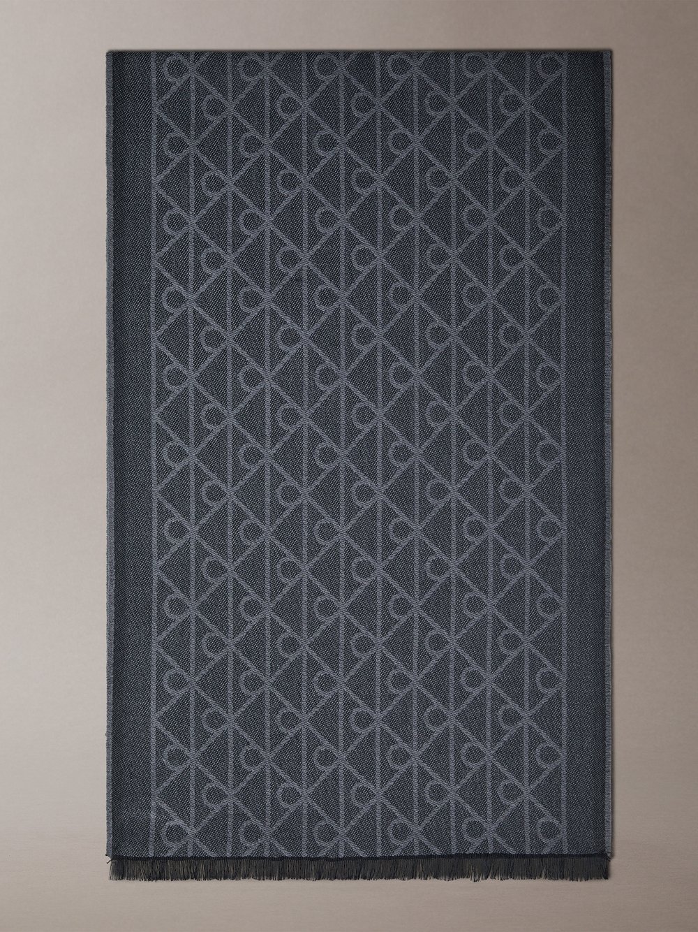 Calvin Klein Wollschal Herren Wolle mehrfarbig gemustert, ONE SIZE