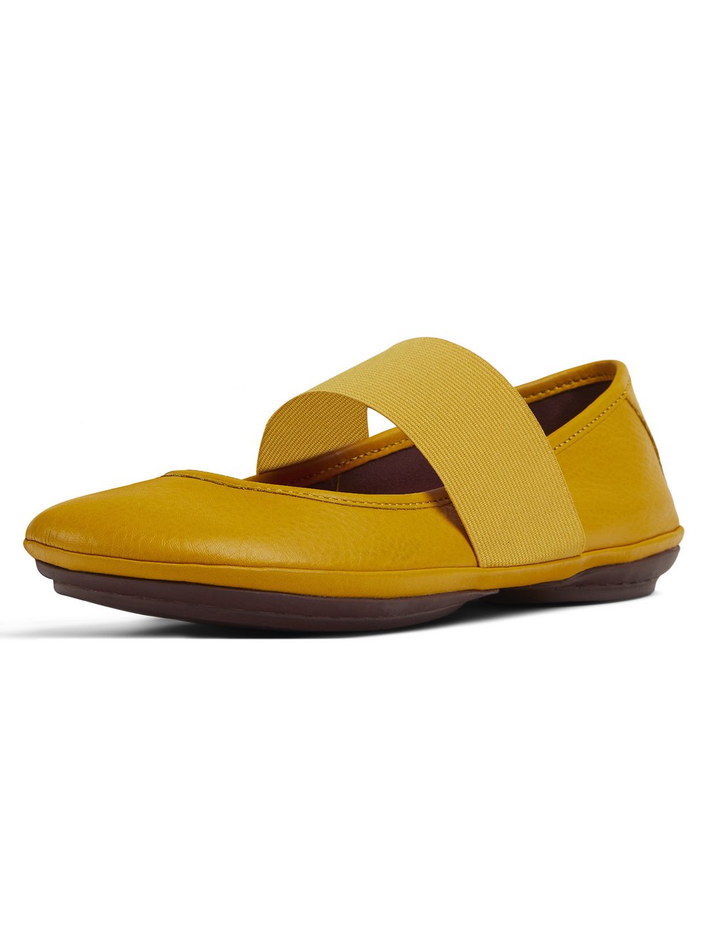 Camper Ballerinas Damen Leder gelb, 38